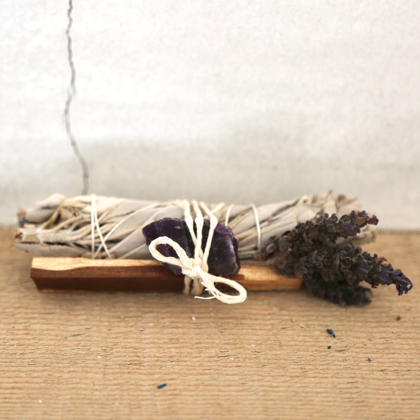 Mini Sage & Palo Santo Crystal Bundle