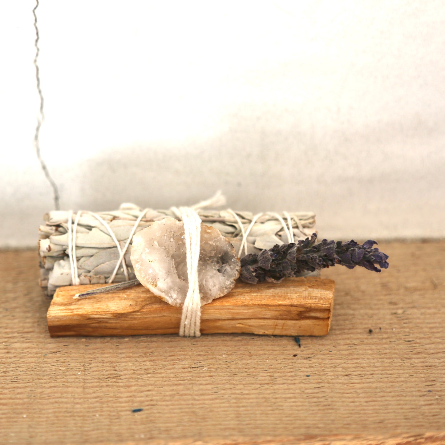 Mini Sage & Palo Santo Crystal Bundle